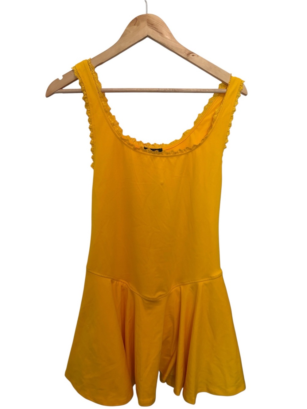 wild fable Yellow Sleeveless Romper Dress